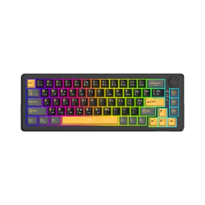 White Shark PL KEYBOARD GK-009152 EXCALIBUR M - Black / HR
